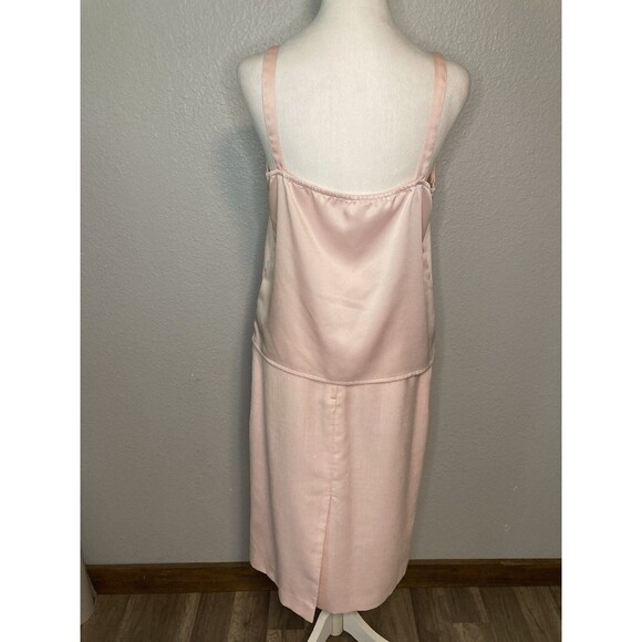 Vintage 90s Kasper ASL Skirt Suit Size 10 Pink 3 Piece Camisole Skirt Jacket - Picture 8 of 15